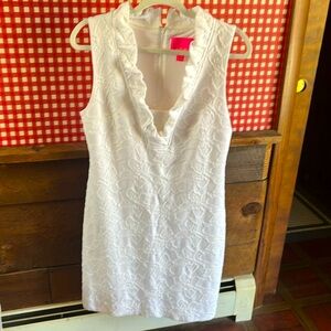 Lilly Pulitzer medium white dress